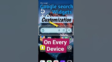 Google Search Widgets Customization #technology #custom #android #google