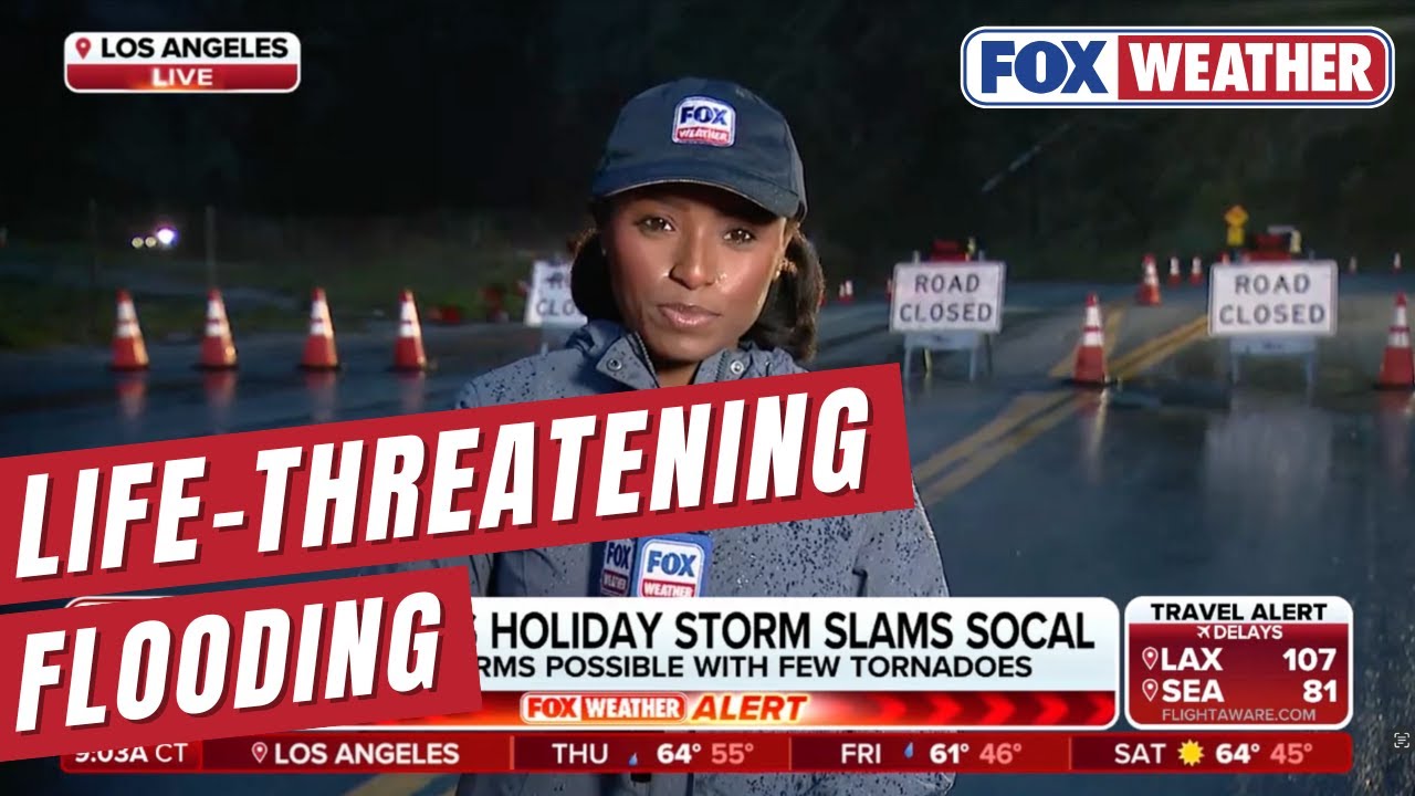 Flood threats spread across Los Angeles - YouTube