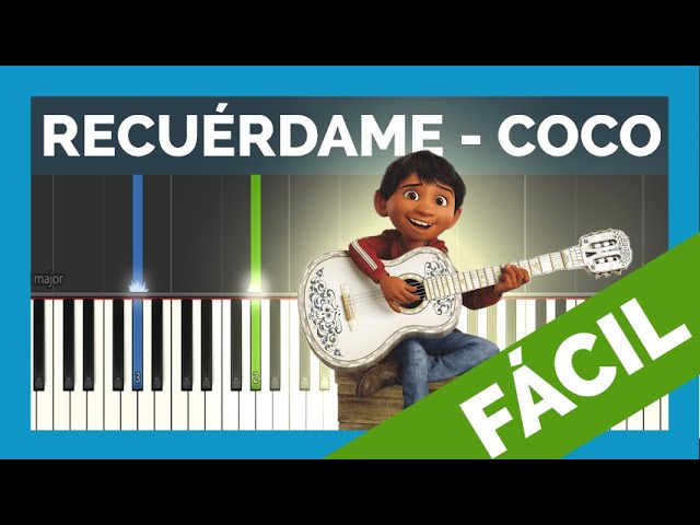 Recuérdame - COCO 🎹 [FACIL] - Piano Tutorial - Canciones Fáciles # 004 -  YouTube