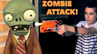 Nerf War: Zombies Attack  Part1!