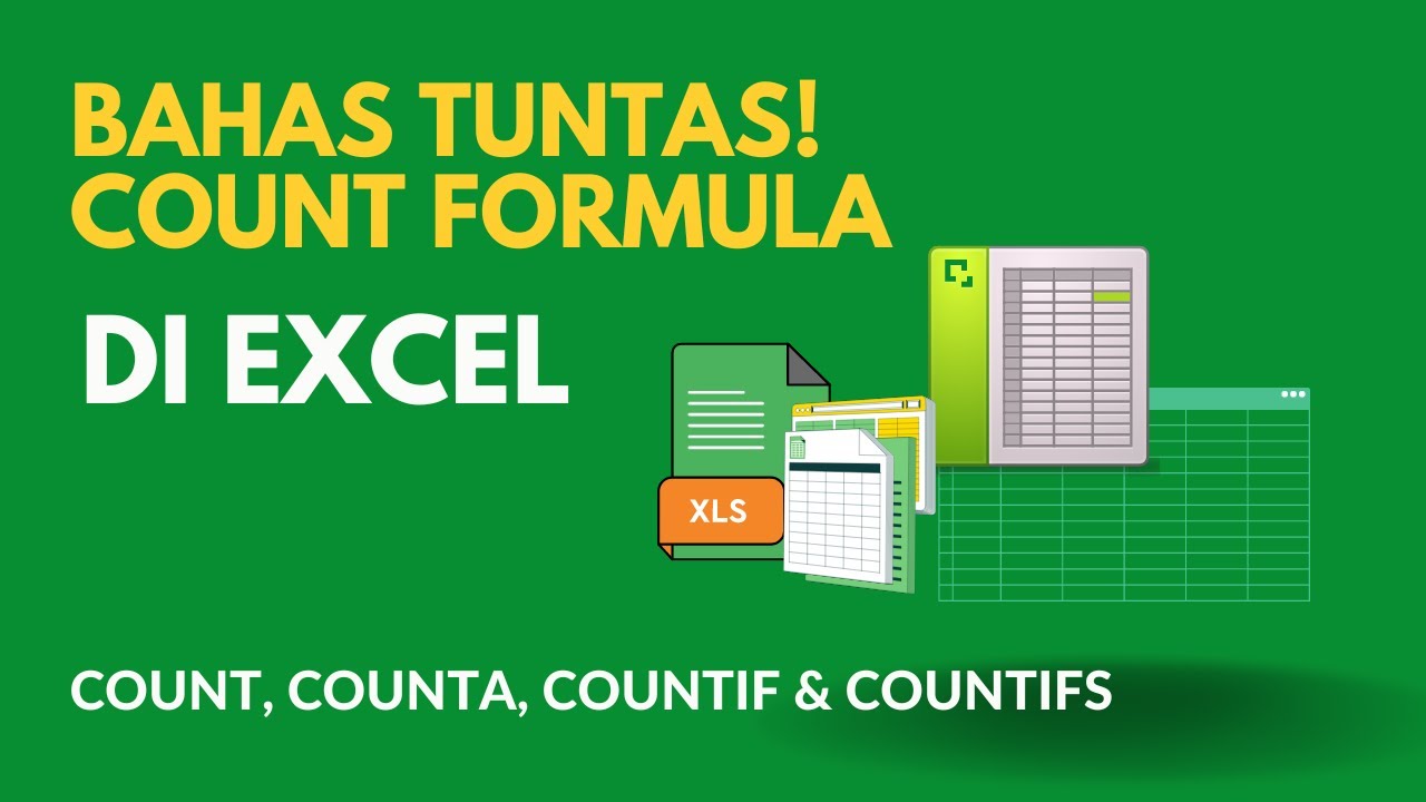 Count Formula| Count Function di excel| Perbedaan Count, Counta ...
