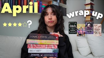 The 17 books I read in April 🖤📚 | April reading wrap up