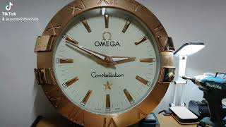 ADVERTISING WALL CLOCK FIXING OMEGA CONSTELLATION