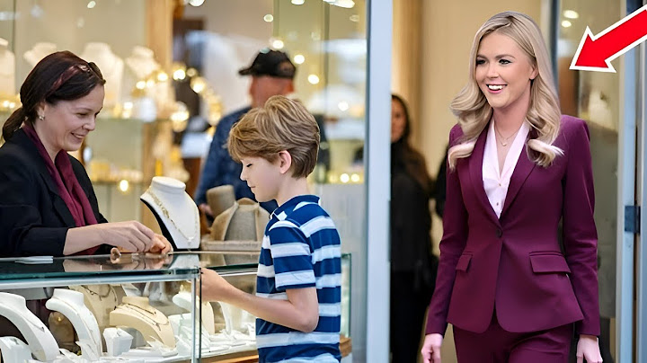 Young Boy Buys Gift for Mom, Then Karoline Leavitt Walks In and Changes Everything