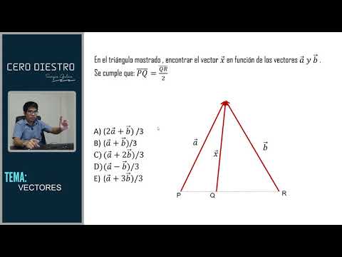 Vector x en funcion de A y B ( 2do método) - YouTube