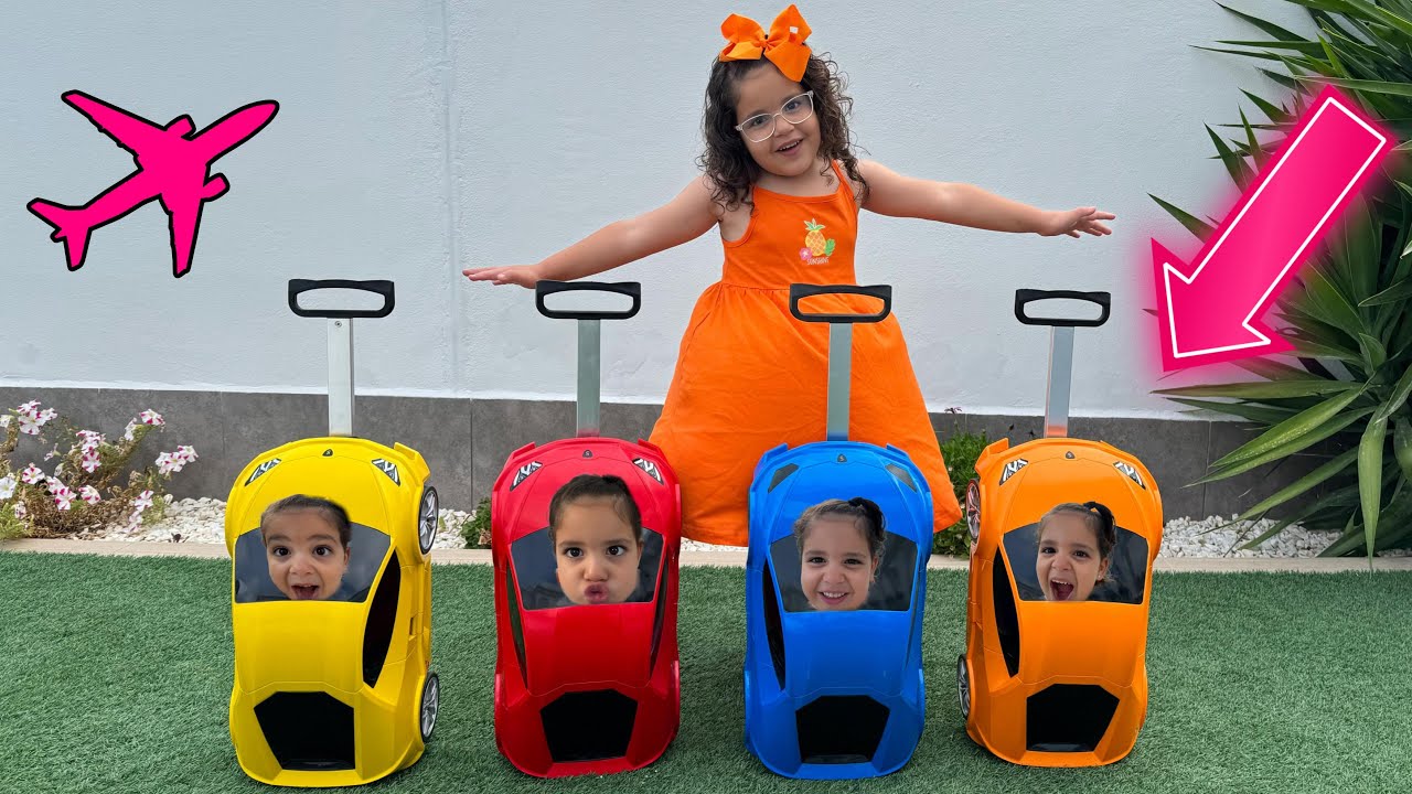 Amira acheté des valises pour partir en vacances😂