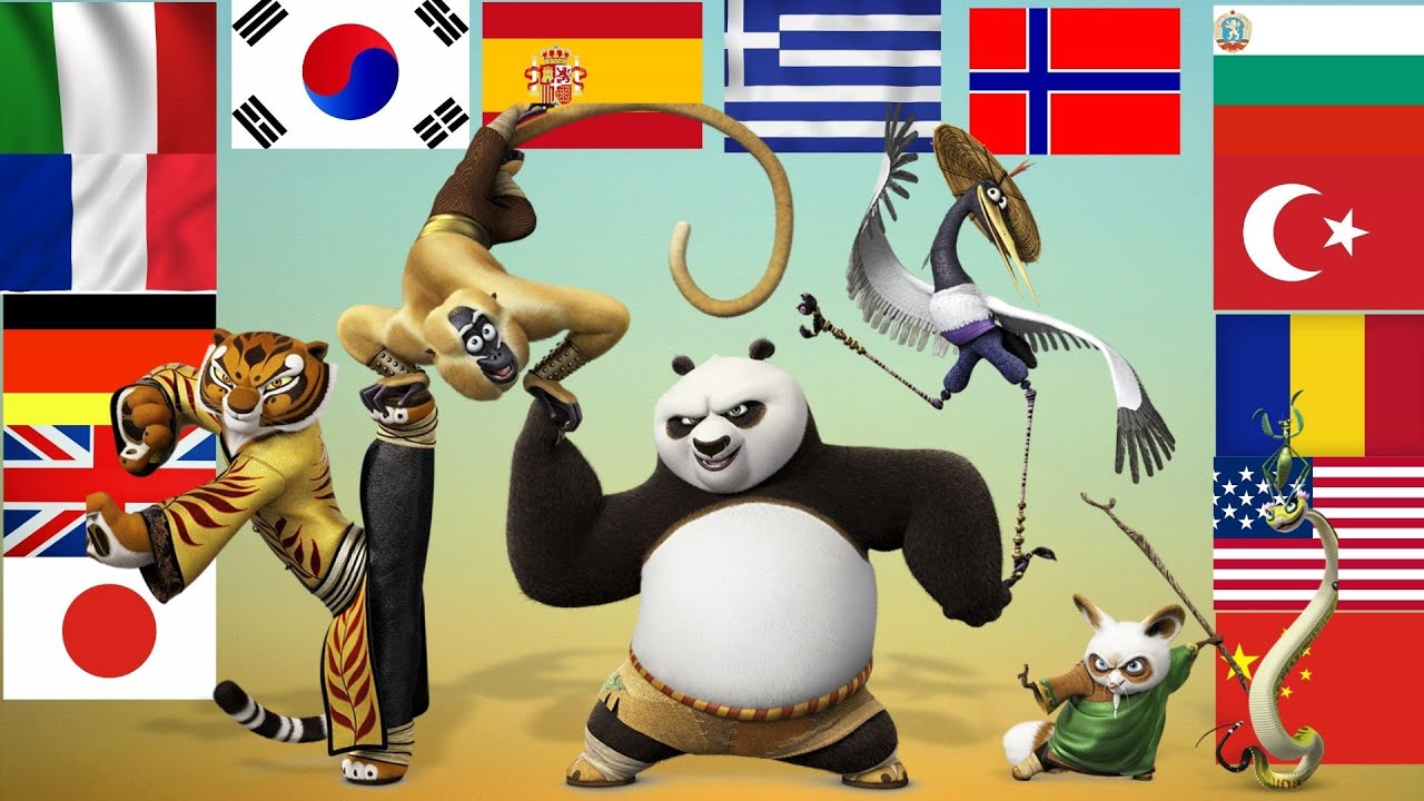 Kung Fu Panda in different languages meme. YouTube