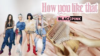 BLACKPINK - How You Like That  당신이 그것을 좋아하는 방법 | Kalimba Cover with easy tabs | Yui Kalimba