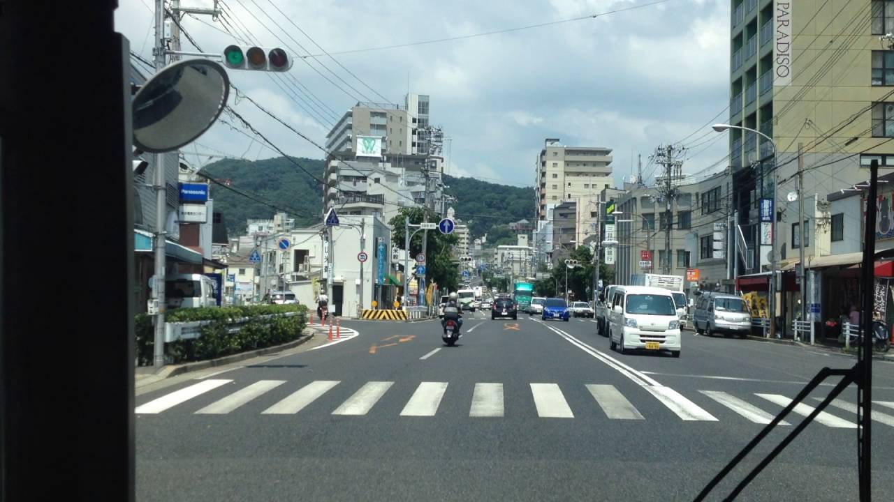 神戸市営バス 前面展望 車窓 神戸駅→ひよどり台/ 65系統 神戸駅1100発