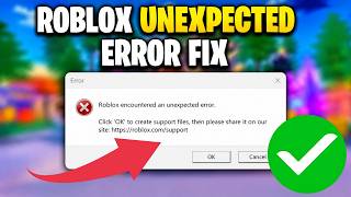 How to Fix Roblox Has Encountered an Unexpected Error | Roblox Not Installing (2026)