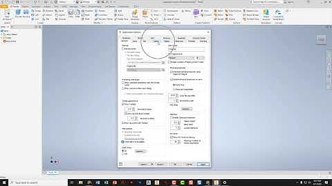 Inventor Intro - Adjusting the User Options for CAD classes at KHS