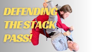 Defense To The Stack Pass While Attempting The Triangle Choke