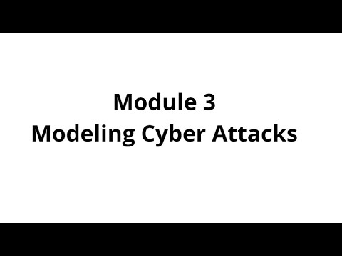 Cyber Attack Module Module 3 Modeling Cyber Attacks - YouTube