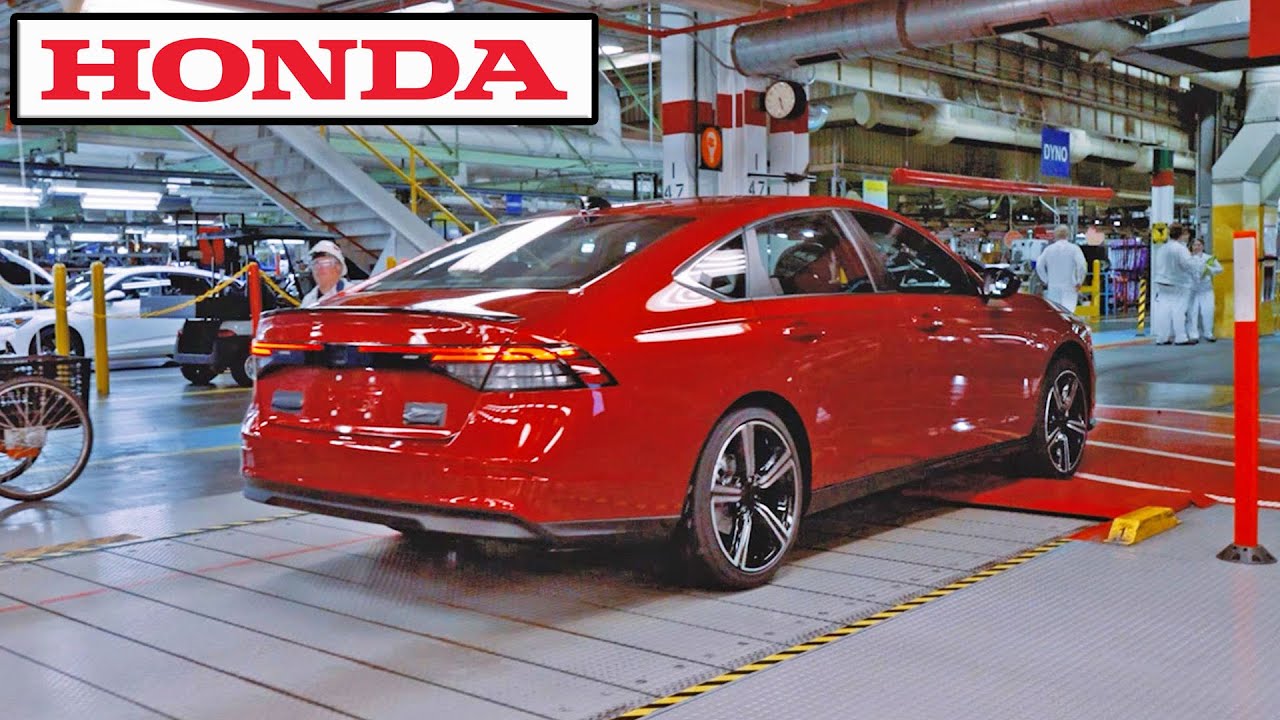Honda Accord Production in MARYSVILLE, Ohio, US - YouTube