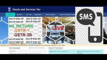 NIL GST Return: How to File NIL: GSTR 3B: Through SMS Guide on Filing NIL Form GSTR-1 through SMS