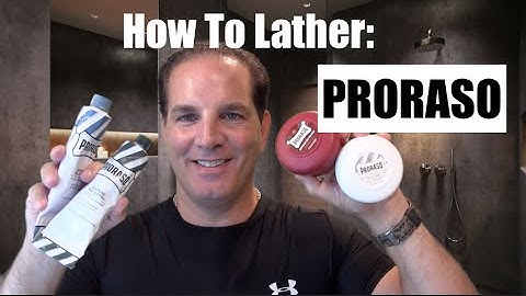 How to Lather Proraso Shaving Cream and Shave Soaps #shaving #skincare #mensgrooming @geofatboy