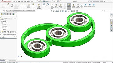 Solidworks tutorial | Design of Fidget Spinner (2 lobes) in Solidworks