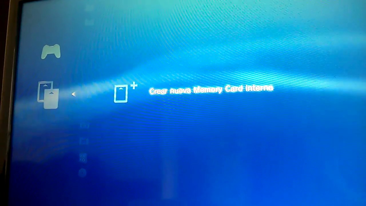 Como crear una Memory card Interna en mi ps3, How to create an internal