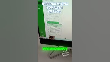 Aprende a imprimir una página completa en Excel con este sencillo tutorial. #Excel #imprimir