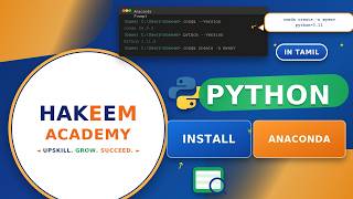 Python Installation Using Anaconda in Tamil