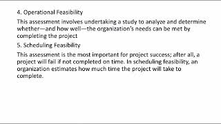(EDP):-Types of Feasibility studies