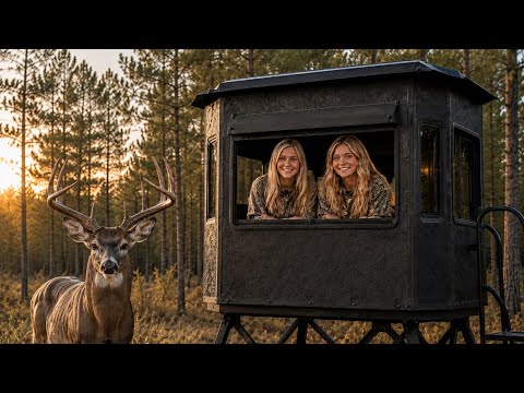 We built a DEER BLIND from Scratch! Things went sideways!