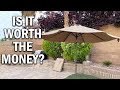 Best choice products 10ft solar powered patio umbrella review  is it worth the money