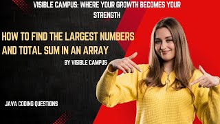 Find the Largest Number & Sum of an Array - Coding Challenge Solved!