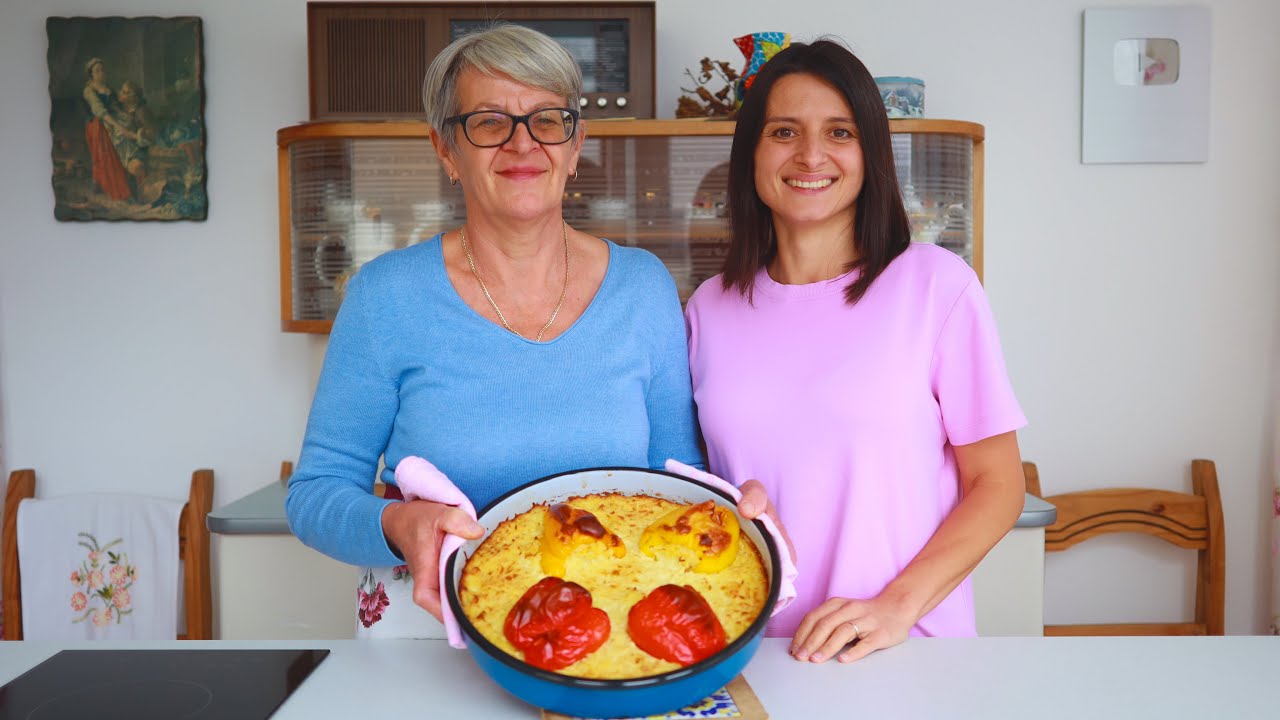 МАМИН ФАРШИРОВАННЫЙ ПЕРЕЦ И ОДНА МАЛЕНЬКАЯ ХИТРОСТЬ