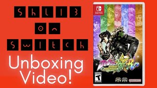 Details JoJo's Bizarre Adventure: All Star Battle R Nintendo Switch Unboxing Video Guide