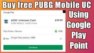 How to buy free pubg uc using google play point | Free pubg mobile uc | Free Google play credit screenshot 3