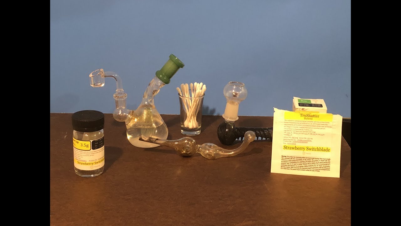 Florida Medical Marijuana Review Trulieve Strawberry Switchblade ( Shatter and Flower)