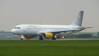 Vueling Airlines ► Airbus A320-200 ► Takeoff ✈ Amsterdam Airport Schiphol