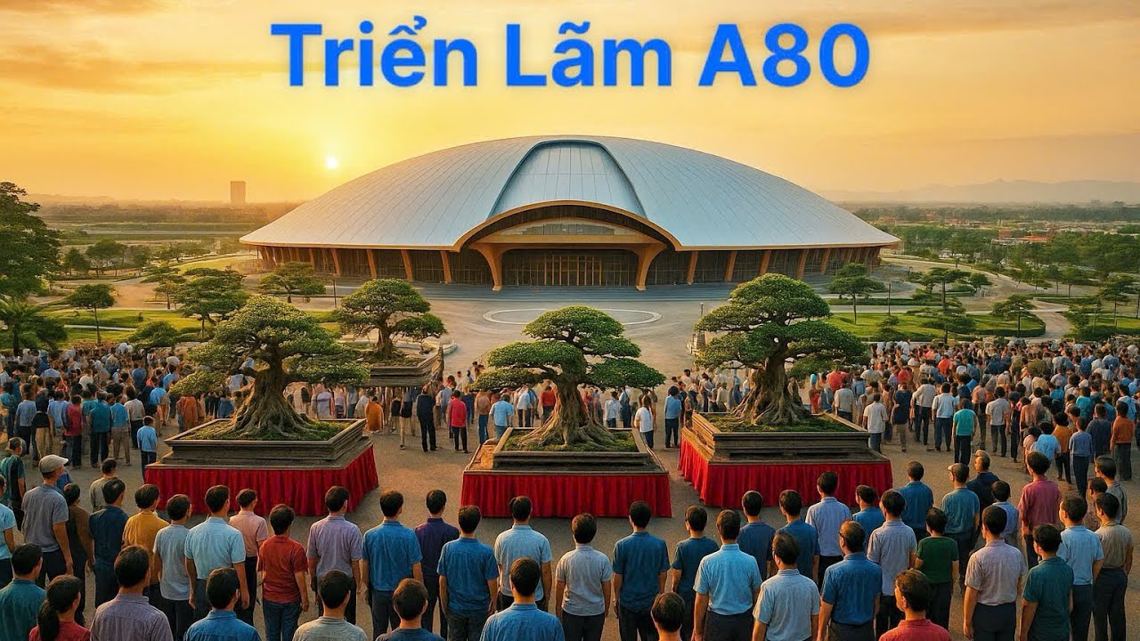 Hàng triệu người đổ xô về Trung Tâm Triển Lãm A8O  thăm quan ngắm các tác phẩm Bonsai cực đỉnh