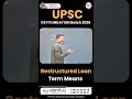 Restructured Loan Term means#iasacademycentre    #iasacademycentre #shahkapils #samarthyaias