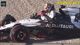 Carlos Sainz HIT Fernando Alonso and Second Restart Chaos in Australian Grand Prix