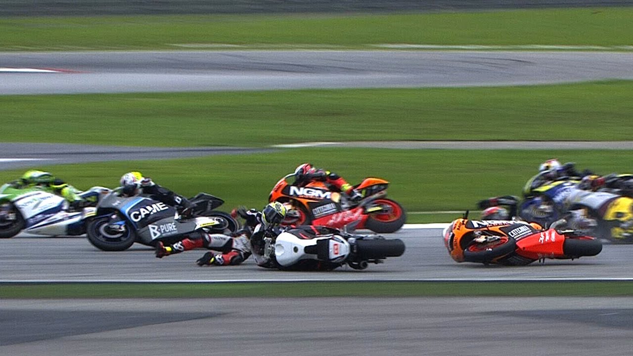 MotoGP™ Sepang 2013 -- Biggest crashes - YouTube