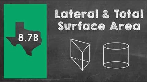 8.7B Lateral & Total Surface Area
