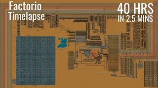 Factorio Timelapse - Peaceful | 4K