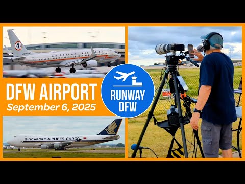 LIVE 🔴 DFW Airport ✈️ Plane spotting 🌟 September 6, 2025