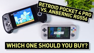 Retroid Pocket 4 Pro vs. Anbernic RG556 | Which Handheld Should You Get?