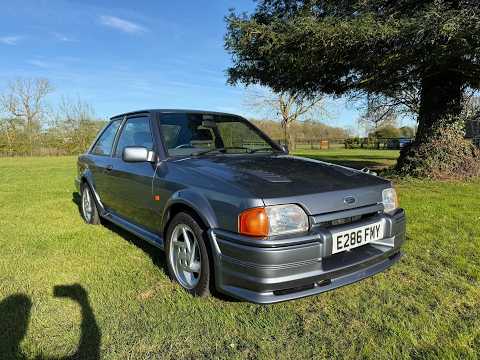 1988 Ford Escort RS Turbo (Mercury Grey) walk around
