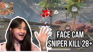 FACE CAM 🔥EVOS.JENNA sniper kill28