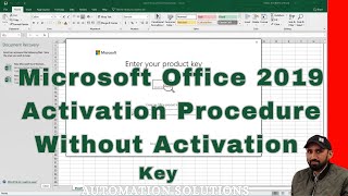 Microsoft Office 2019 Activation without Activation without activation Key || 2026