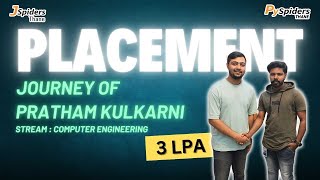 BTECH(CE) GRADUATE PLACED WITH GOOD PACKAGE | PRATHAM KULKARNI | JSPIDERS THANE screenshot 1