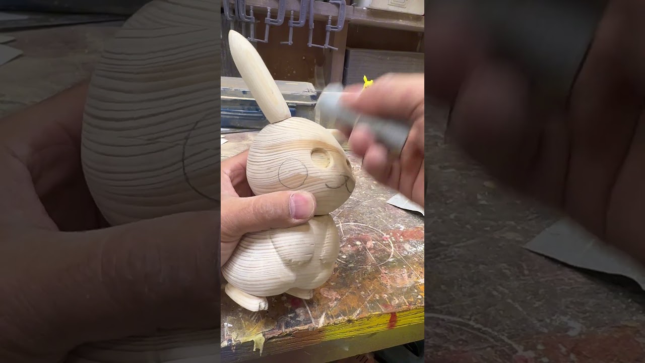 大工が本気で木でピカチュウ作ってみた！ #pokemon #ピカチュウ