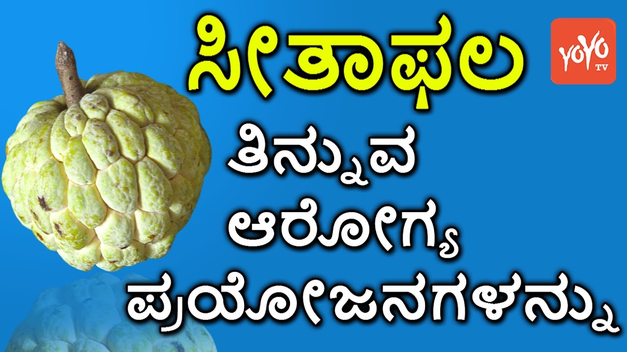 Health Benefits Of Custard Apple ಸೀತಾಫಲ ತಿನ್ನುವ ಆರೋಗ್ಯ ಪ್ರಯೋಜನಗಳನ್ನು