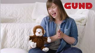 Gund Animated Clappy Monkey Interactive Plush Toy