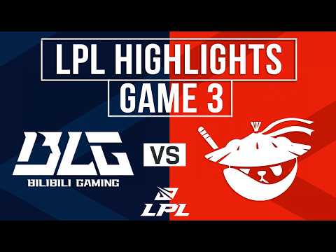 BLG vs AL Highlights Game 3 | LPL 2026 Split 3 | Bilibili Gaming vs Anyone's Legend