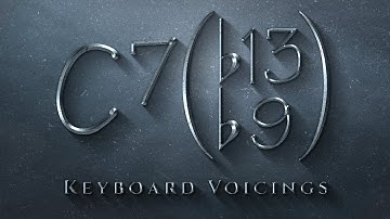 Keyboard Voicings: C7(b13,b9)